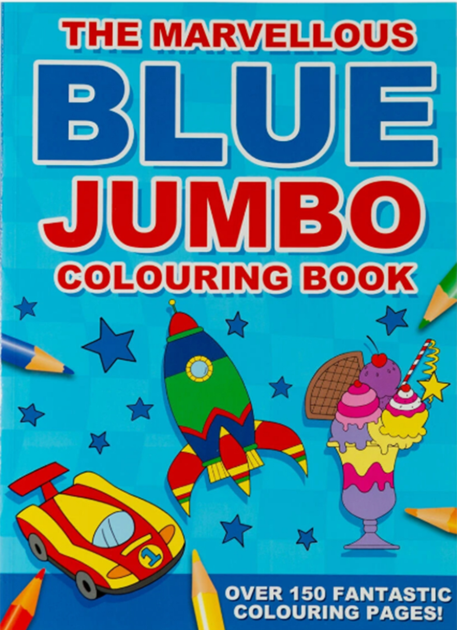 The Marvellous Blue Jumbo Colouring Book