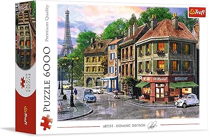 Puzzles -  6000  - Street of Paris   MGL