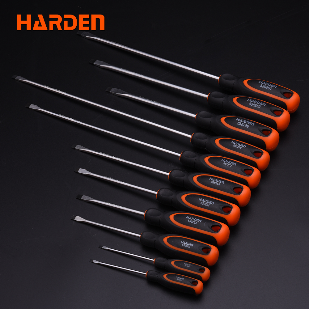 Harden 3x200mm Screwdriver with Soft Handle 550244