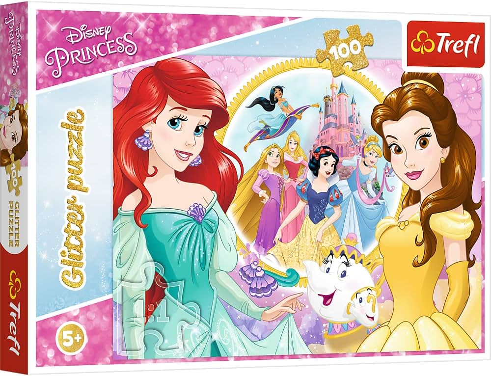 Puzzles -  100 Glitter  - Memories of Bella and Ariel   Disney Princess