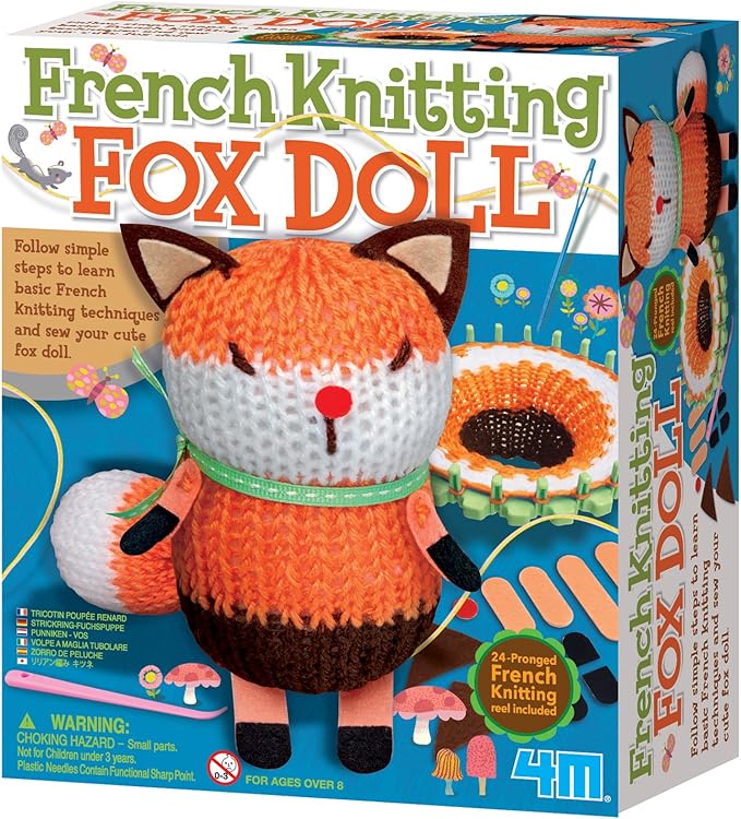 French Knitting 4M Fox Doll 4682