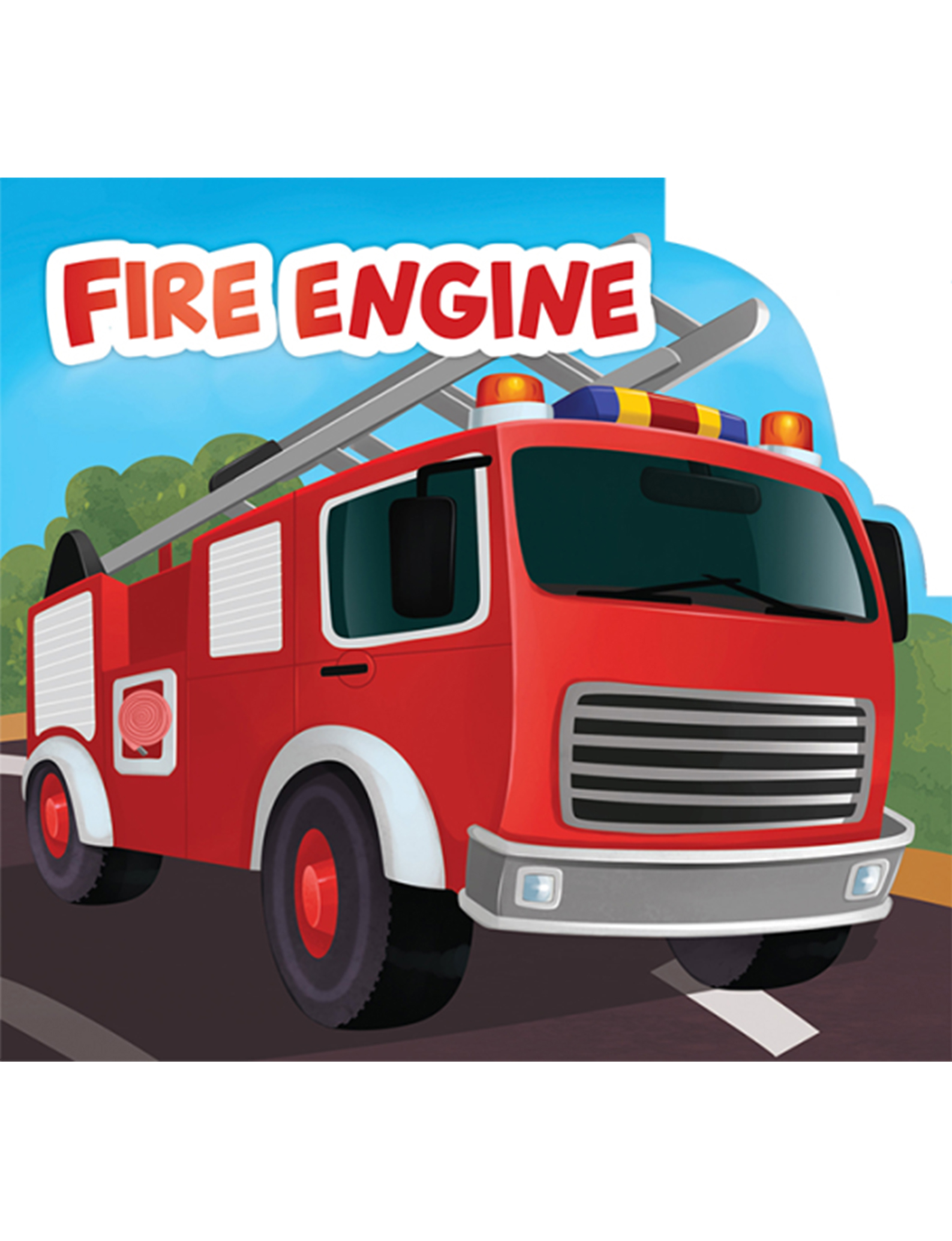 My First Shaped Board Books For Children: Transport - Fire Engine