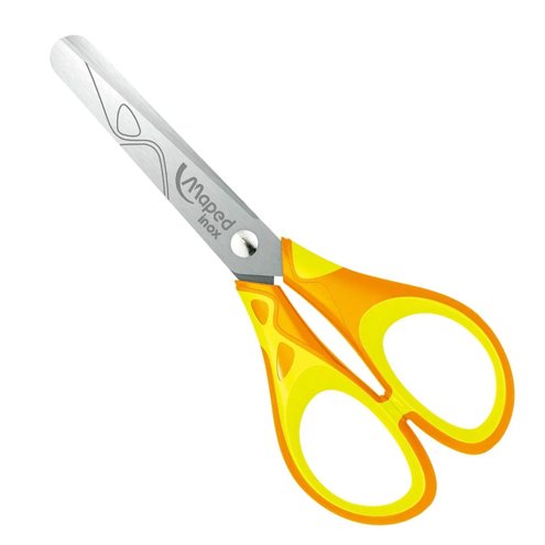 Scissors Essentials Pulse Soft Neon 13cm Try Me MAPED 464400