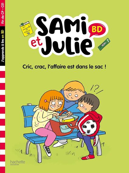 J'apprends a lire - Sami et Julie BD CP- CE1- Cric crac affaire est dans le sac
