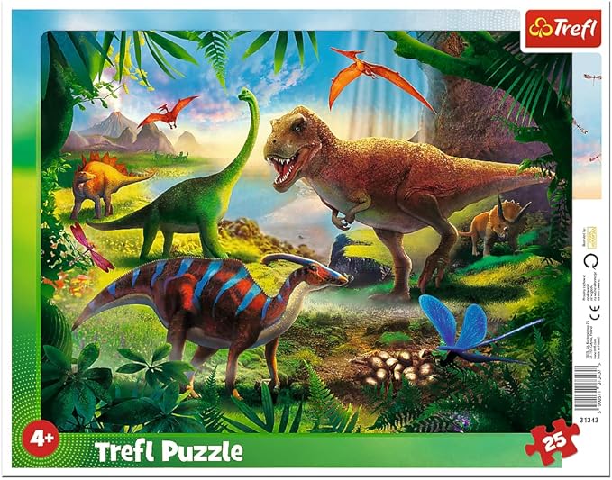 Puzzles  25 Frame  Dinosaurs 31343
