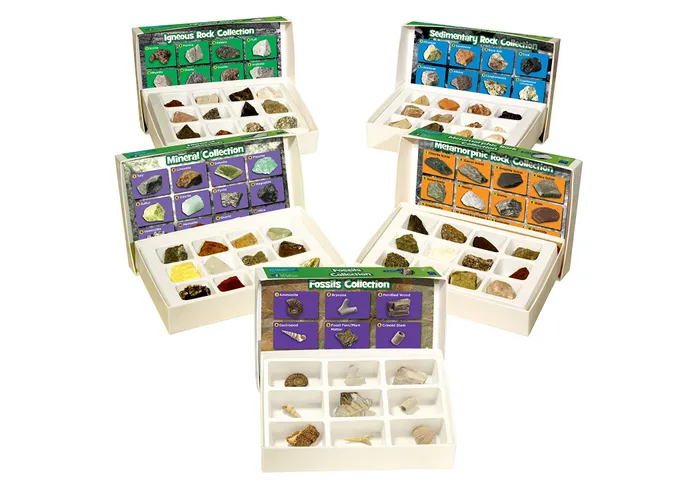 Geosafari Complete Rock Mineral & Fossil LEARNING RESOURCES 5210