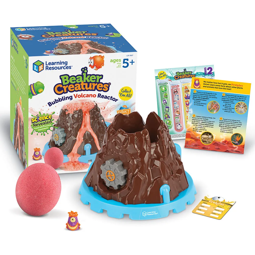 Beaker Creatures Bubbling Volcano reactor LEARNING RESOURCES LER3827