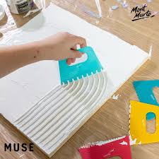 Texture Combs Set Of 4pcs Mont Marte