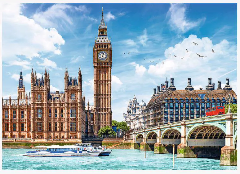 Puzzles -  2000  - Big Ben. London. England