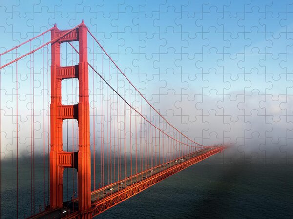 Puzzles -  1000  - Golden Gate Bridge. San Francisco. USA
