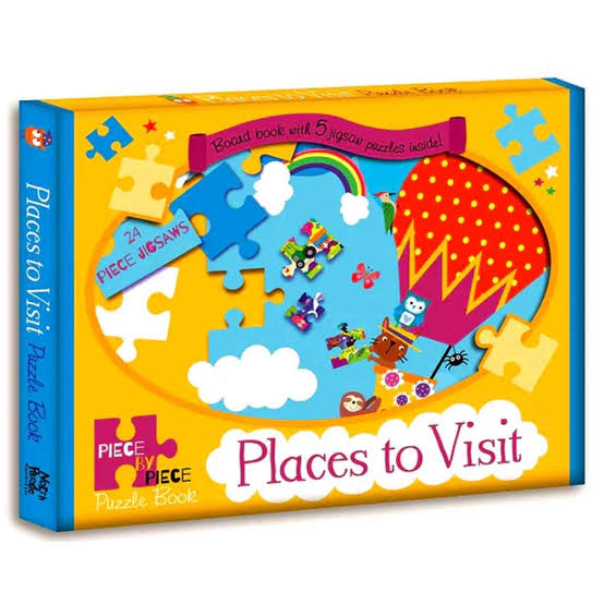 Places To Visit - 5 Puzzles Board Books