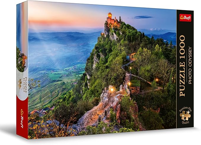 Puzzles 1000pcs Premium Plus Photo Cesta Tower San Marino Trefl 10822
