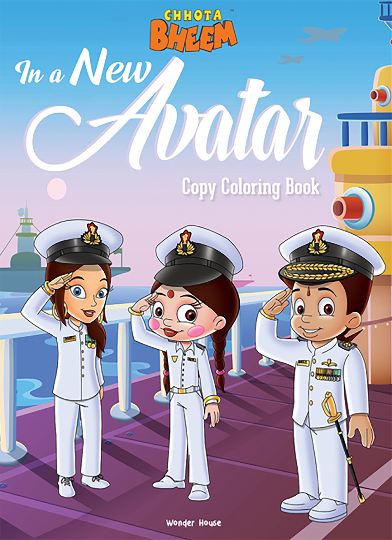 Chota Bheem - In a New Avatar : Copy Colouring For Kids