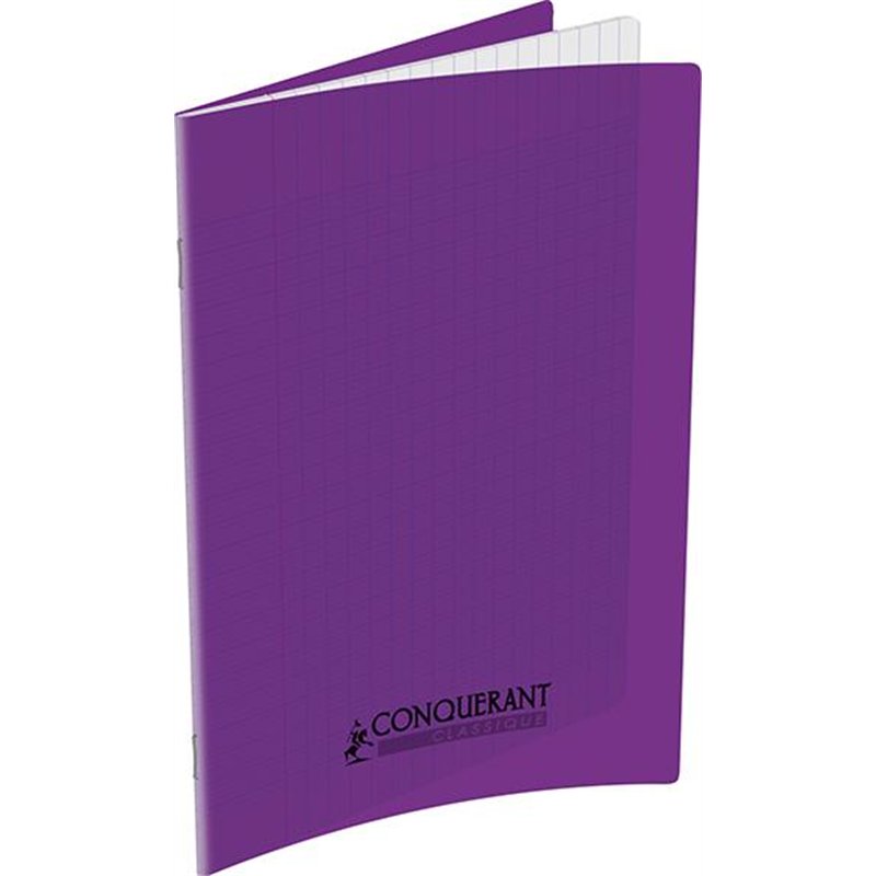CAHIER POLYPRO17X22 SEYES 48 PAGES VIOLET 90G