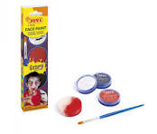Face Paint Set Of 3 Assorted Colors 8ml + Accessories Scary JOVI Ref 174SC