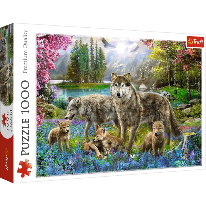 Puzzles -  1000  - Lupine family