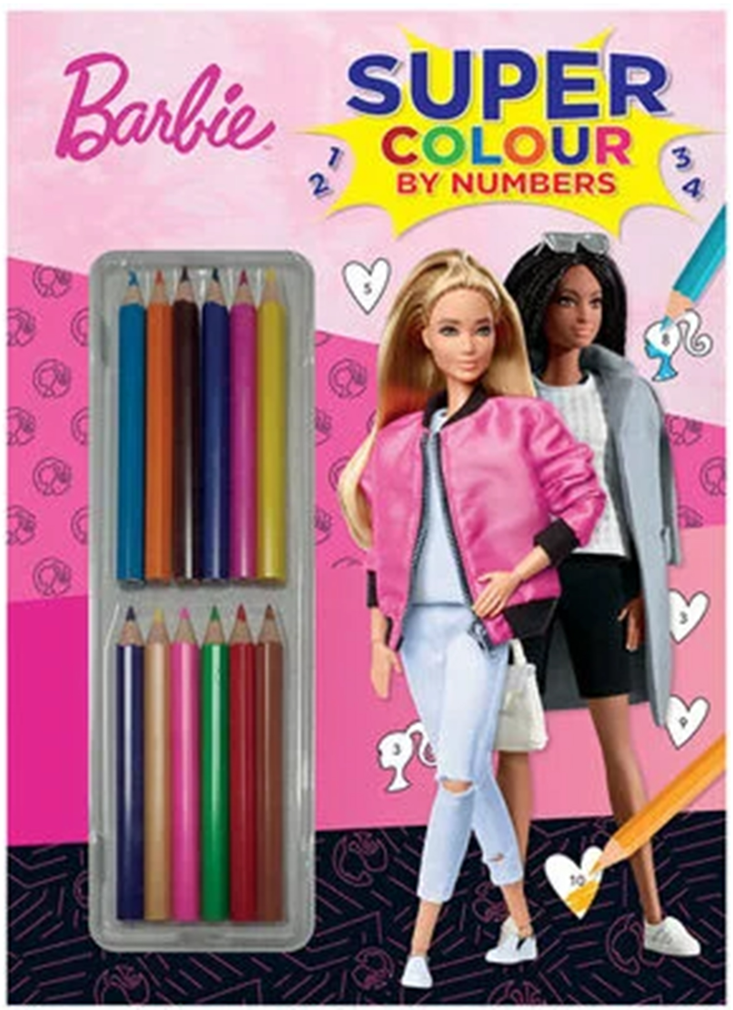 Barbie Super Colour By Numbers