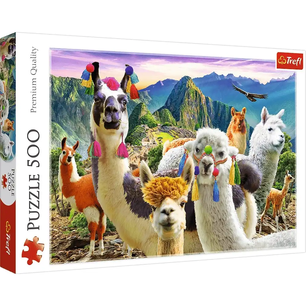 Puzzles  500  Llamas in the mountains 37383