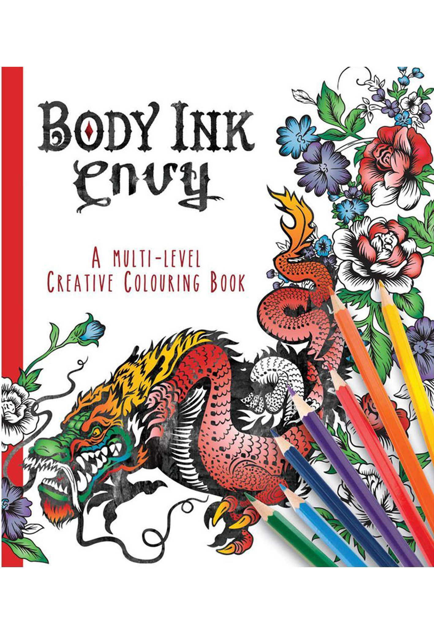 Body Ink Envy Adult Colouring Book