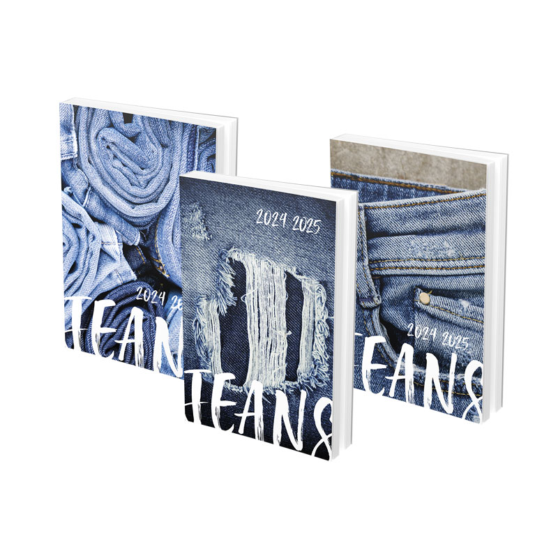 Agenda Jeans 12x17 1JP 288PGS 26-27 Assorted Ref 8912