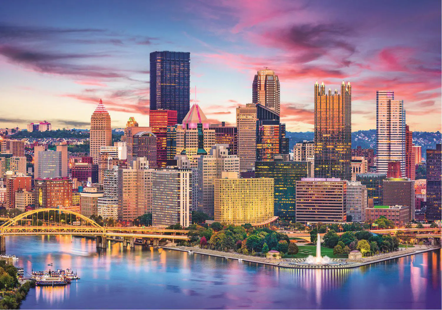 Puzzles -  1000  - Pittsburgh. Pennsylvania. USA
