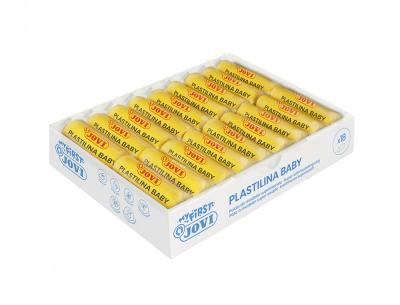 Pâte A Modeler Super Souple 38g Jaune Plastilina Baby JOVI Ref 37002