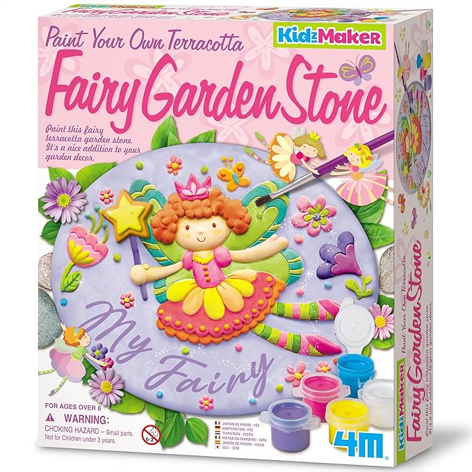 KidzMaker/Paint Your Own Terracotta Fairy Garden Stone