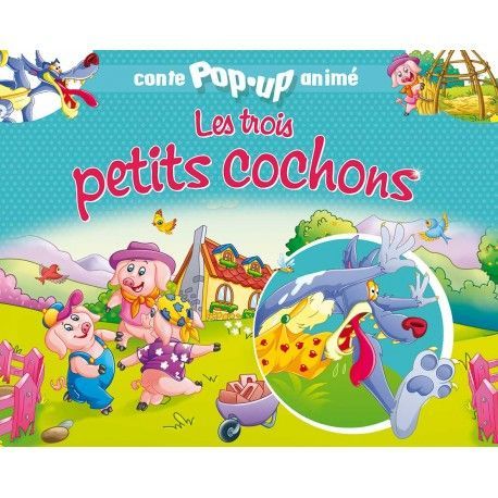 Les Trois Petits Cochons - Conte Pop-Up Animé