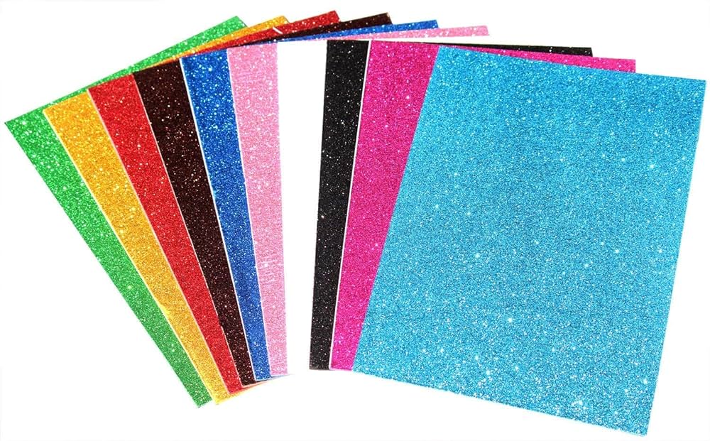 Foam Paper A4 Glitter 10Sheets