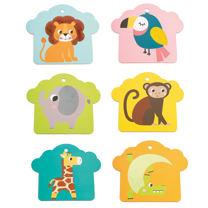 Savannah Tactile Cards Set JURATOYS 02694