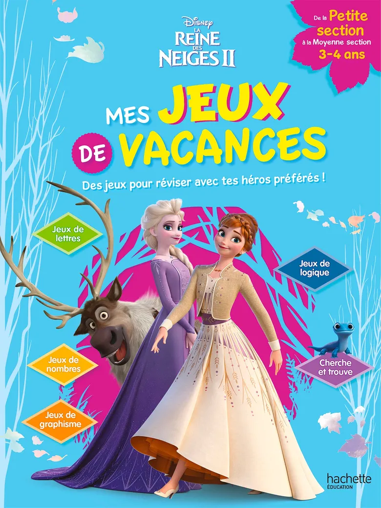 La Reine Des Neiges 2 - Mes Jeux De Vacances 2025 - PS-MS