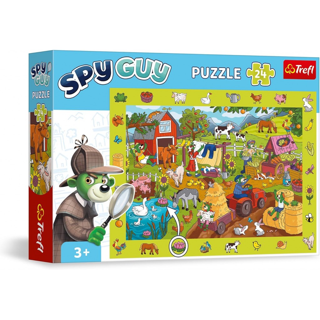 Puzzles 24 Observation - Spy Guy - Farm / KAZSTUDIO Trefl 15589
