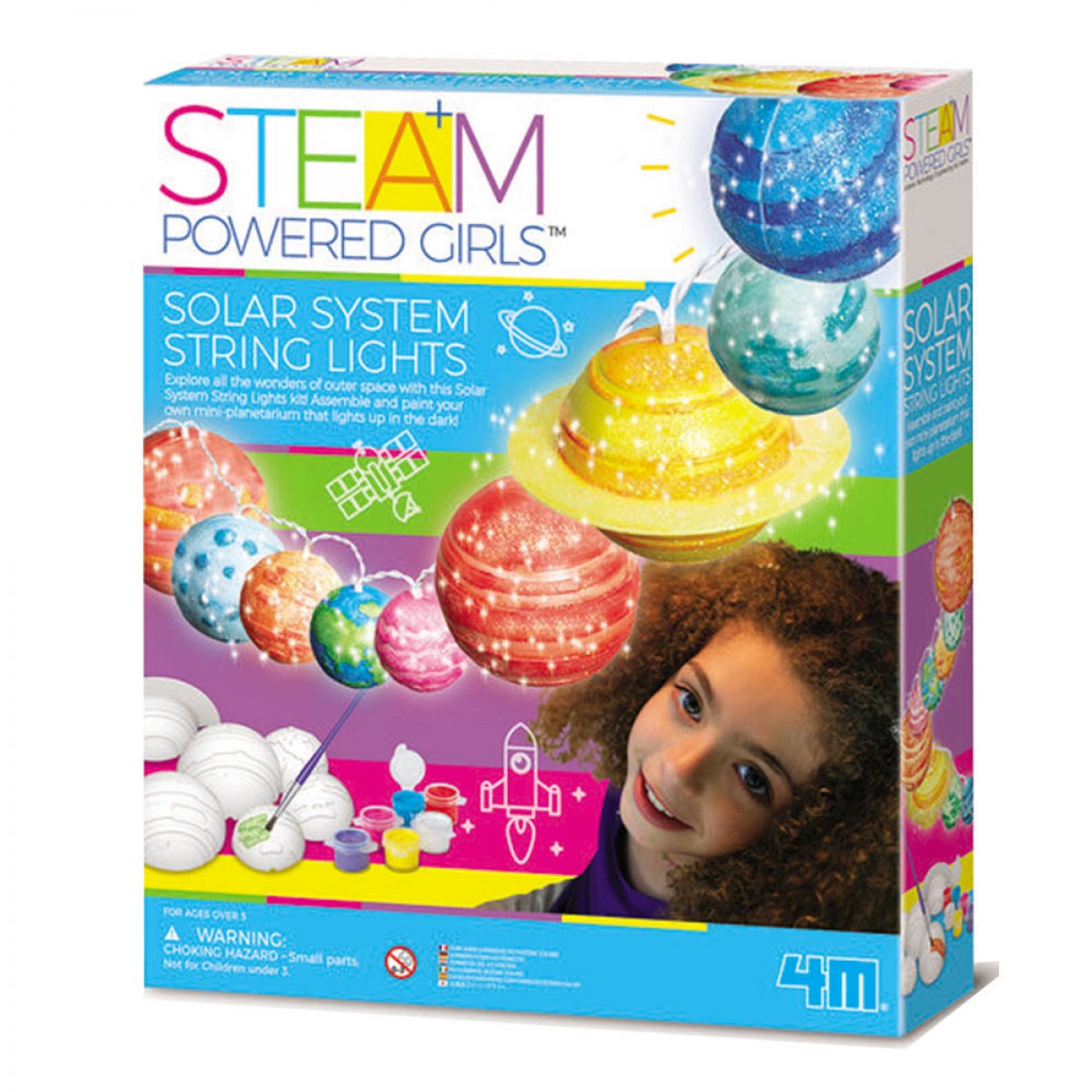 STEAM/Solar System String Lights 4M 4905