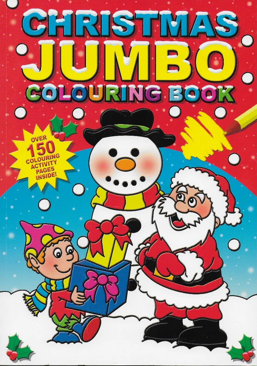 Jumbo Colouring Book - Christmas