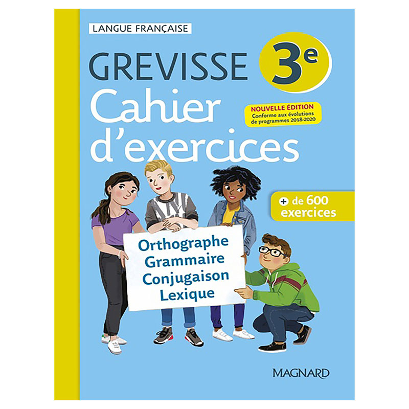 Grevisse Cahier d'exercise - Français 3e