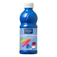 LB EDUCATION GOUACHE REDIMIX 500ML BTL CYAN