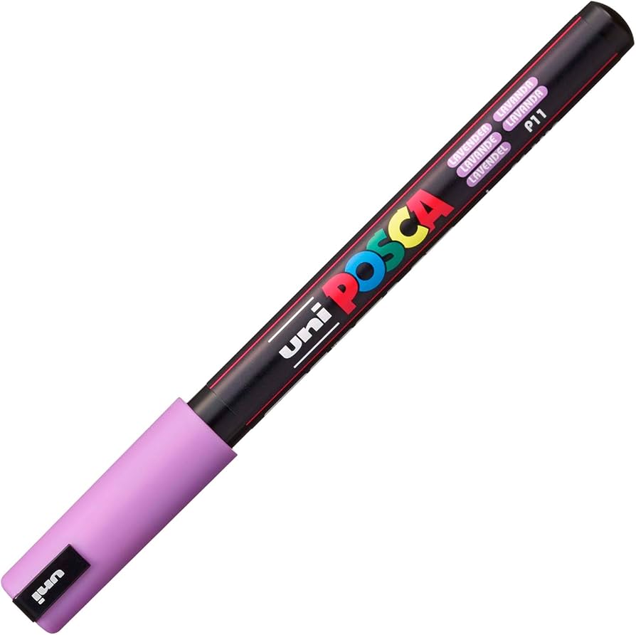 Marker Extra Fine Cone Tip 0.7-1.0mm Purple POSCA Uni