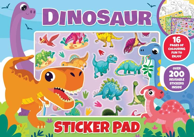 Sticker Pad - Dinosaur