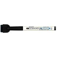 Whiteboard Marker Black Fine Tip With Eraser Cap