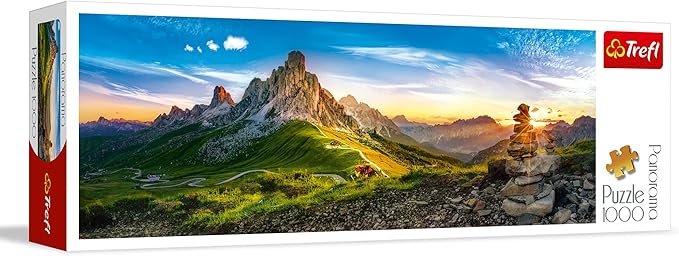 Puzzles -  1000 Panorama  - Passo di Giau. Dolomites   500 px