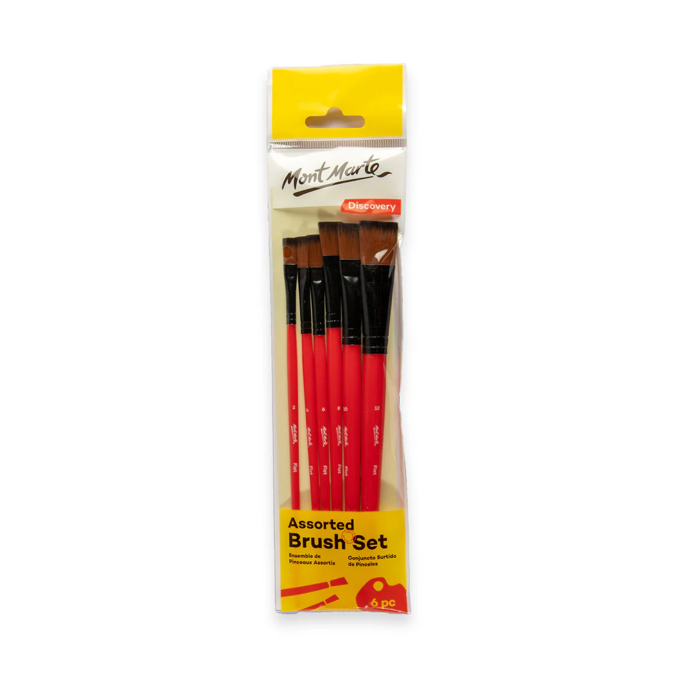 Brush Assorted Set Of 6 Mont Marte