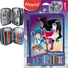 MAPED TROUSEE SCOLAIRE GARNIE MONSTERS BLISTER REF 967434