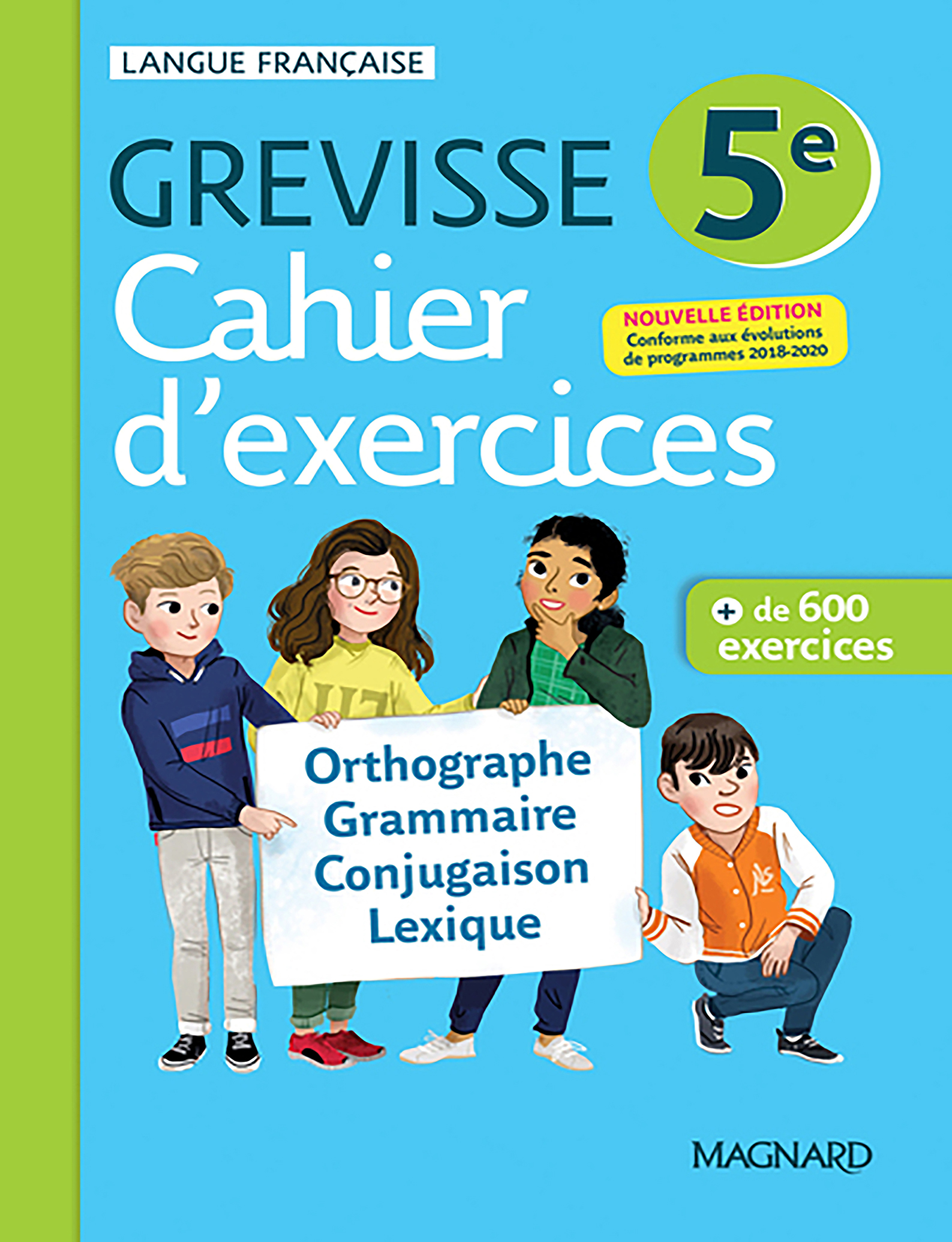 Cahier d'exercises - 5eme Grevisse