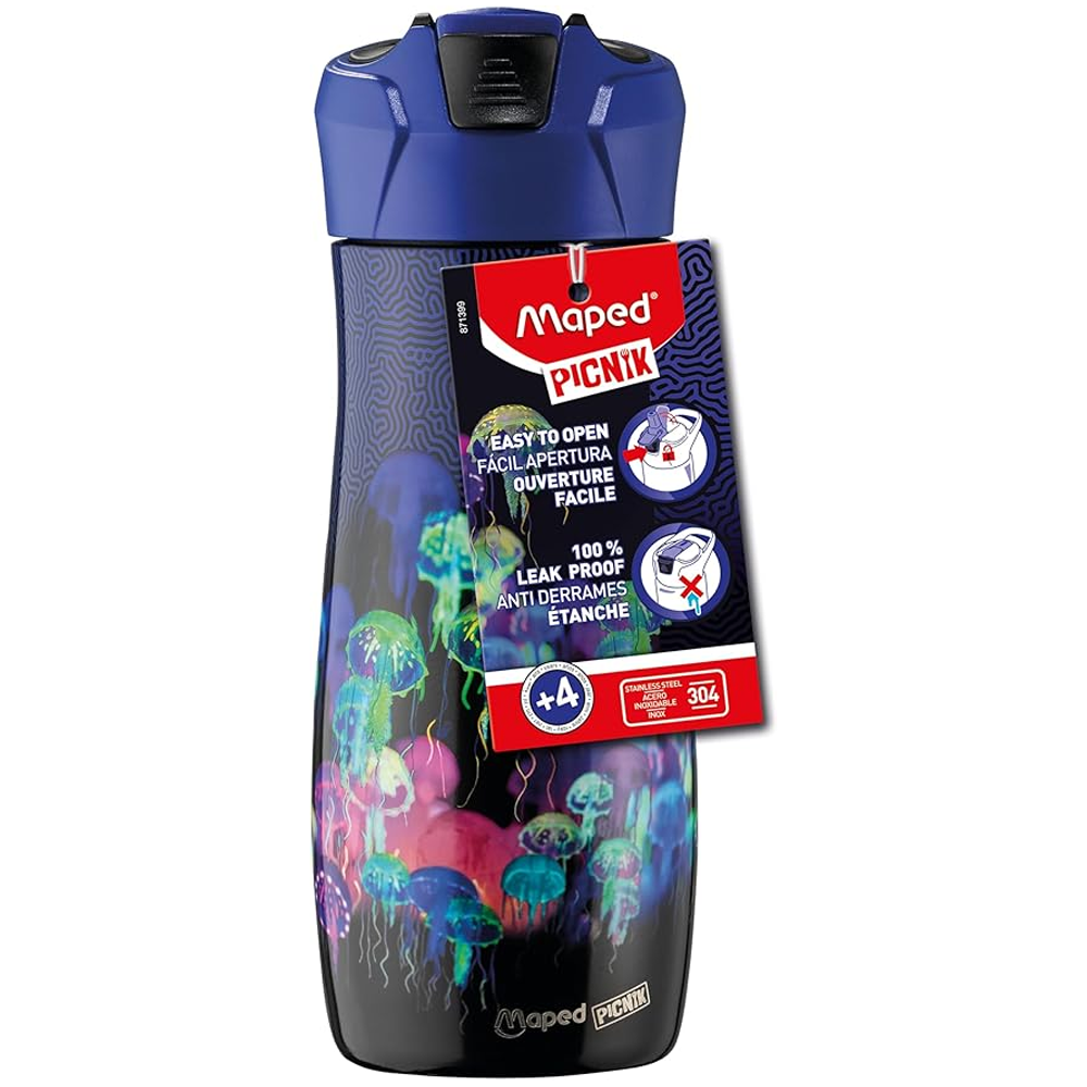 Water Bottle Stainless Steel 580ml Deepsea Paradise MAPED PICNIK 871399