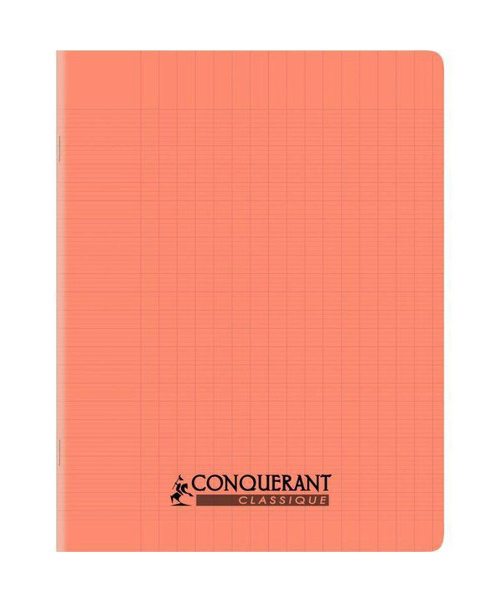 Cahier Seyes 2.5mm 17X22 32P 90G Orange Polypro Conquerant Ref 2781