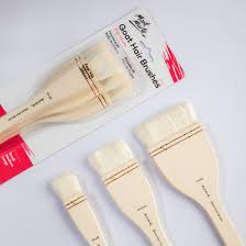 Goat Hair Brush Set Of 3pcs Mont Marte