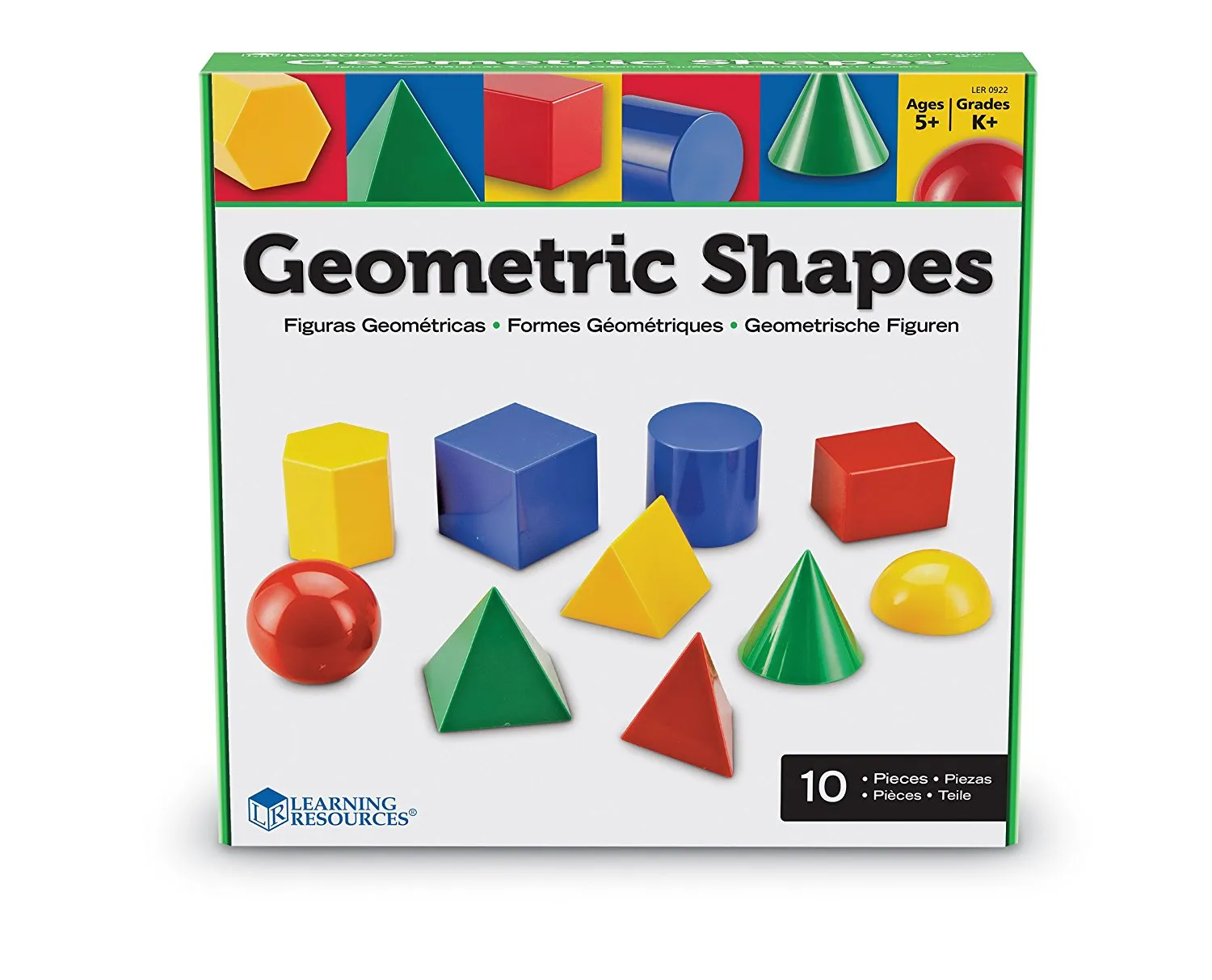 Large Plastic Geometric Shapes Demonstrations LEARNING RESOURCES LER0922