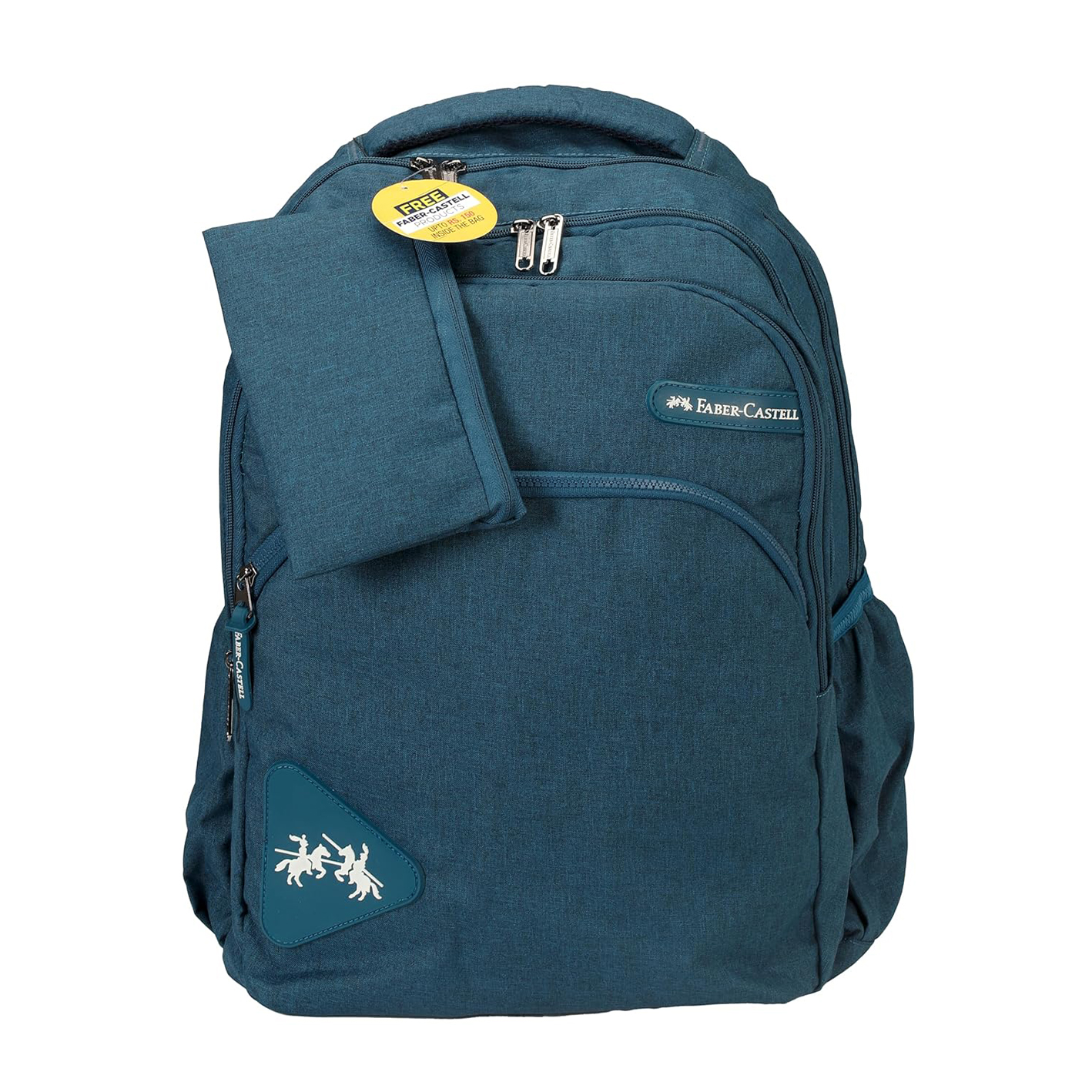 School Bag Melange 12yrs Turquoise Green Faber Castell 574526