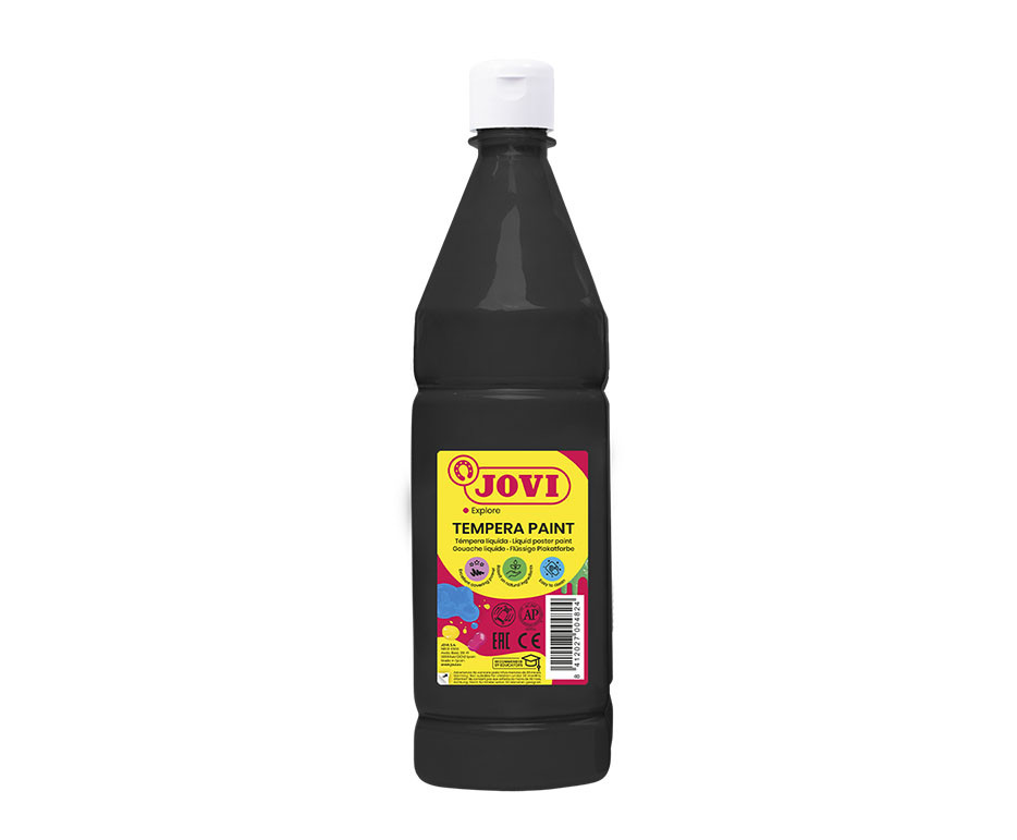 Liquid Poster Paint Bottle 1Lts Black 30