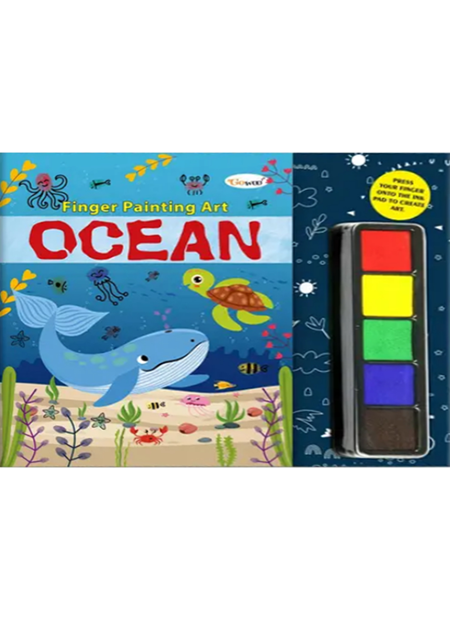 Fingerpainting & Colouring Art - Ocean